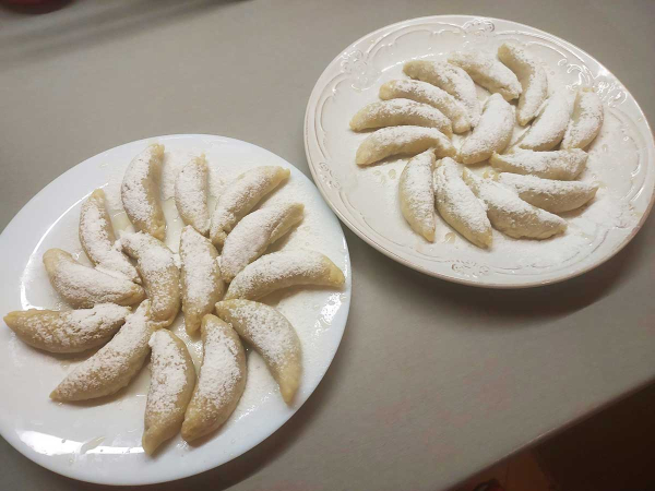 Марокканское печенье с миндалем «Рожки газели»