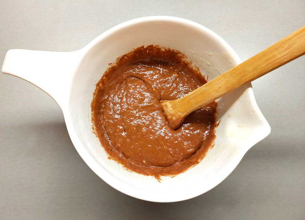 Шоколадно-банановый кекс