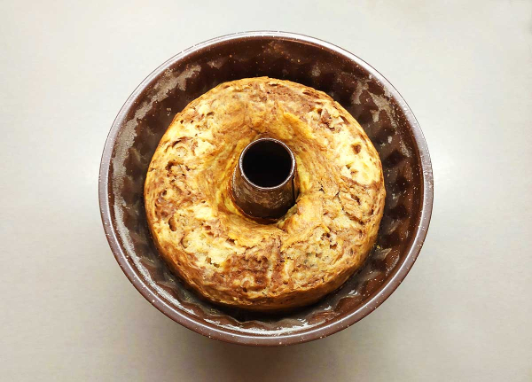 Шоколадно-банановый кекс