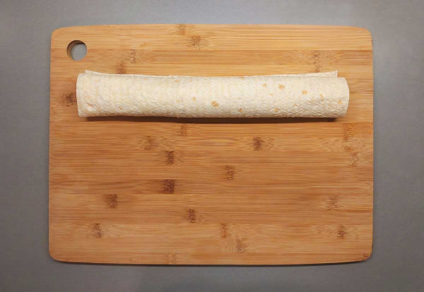 Рулет из лаваша с крабовыми палочками