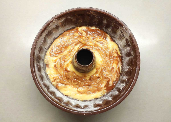 Шоколадно-банановый кекс